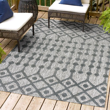 Peralta Moroccan Diamond Indoor/outdoor Area Rug